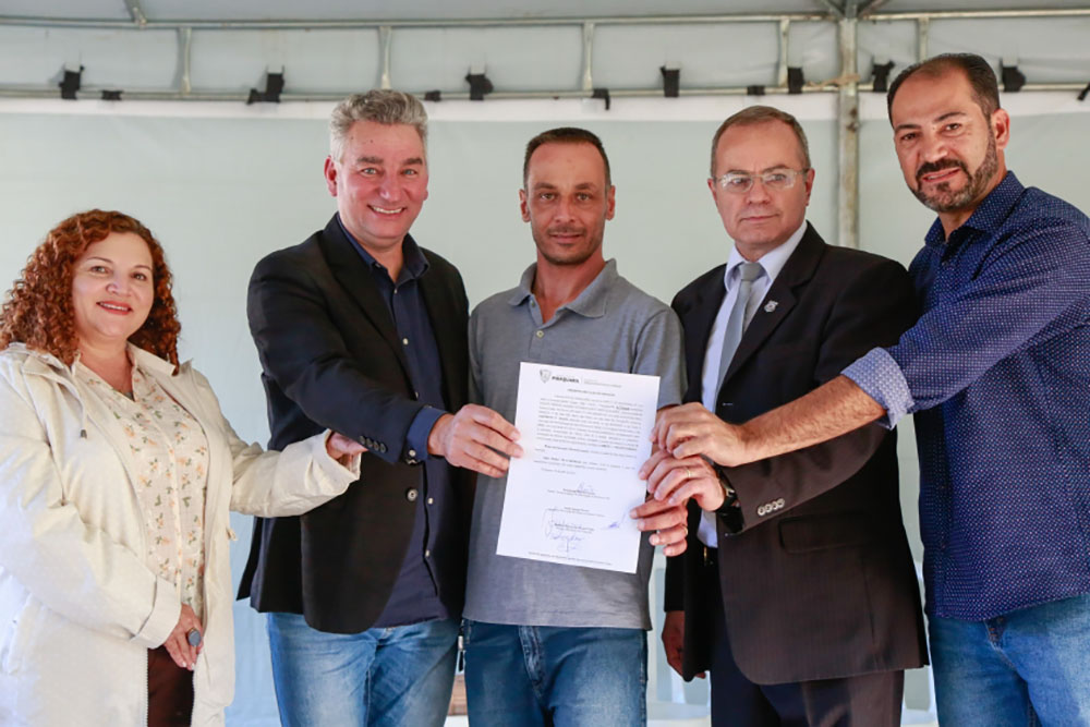 Piraquara assina ordem de serviço para pavimentação do acesso e das vias do Complexo Penitenciário 4 Complexo Penitenciário