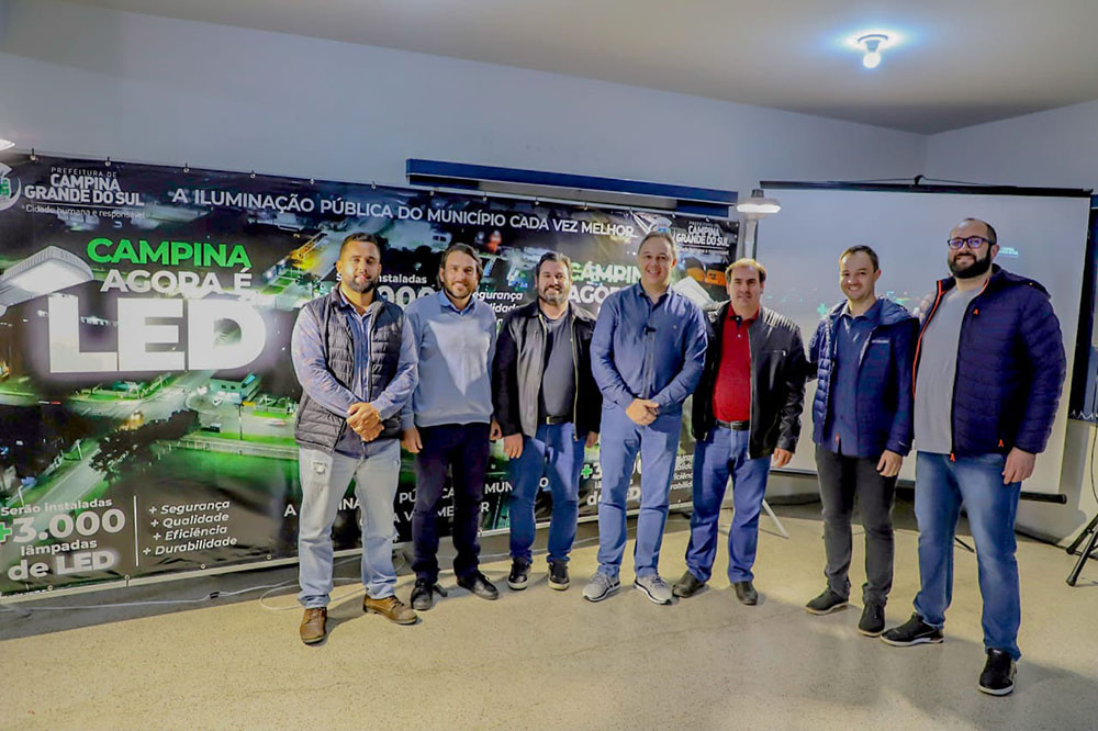 Município de Campina Grande do Sul ganha mais luz e menos gastos com a nova iluminação pública 5 nova iluminação pública