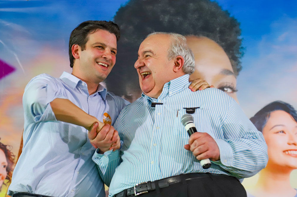 Após Ratinho Junior, Greca também anuncia apoio para Eduardo Pimentel prefeito 3 greca-pimentel