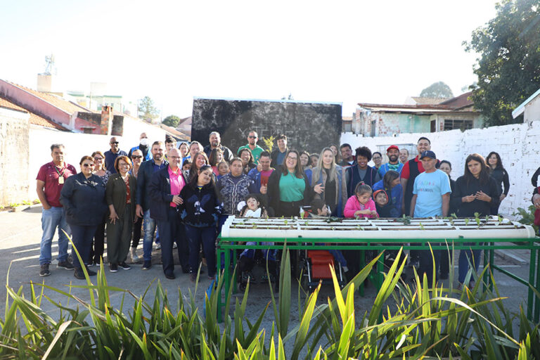 horta comunitária de Pinhais