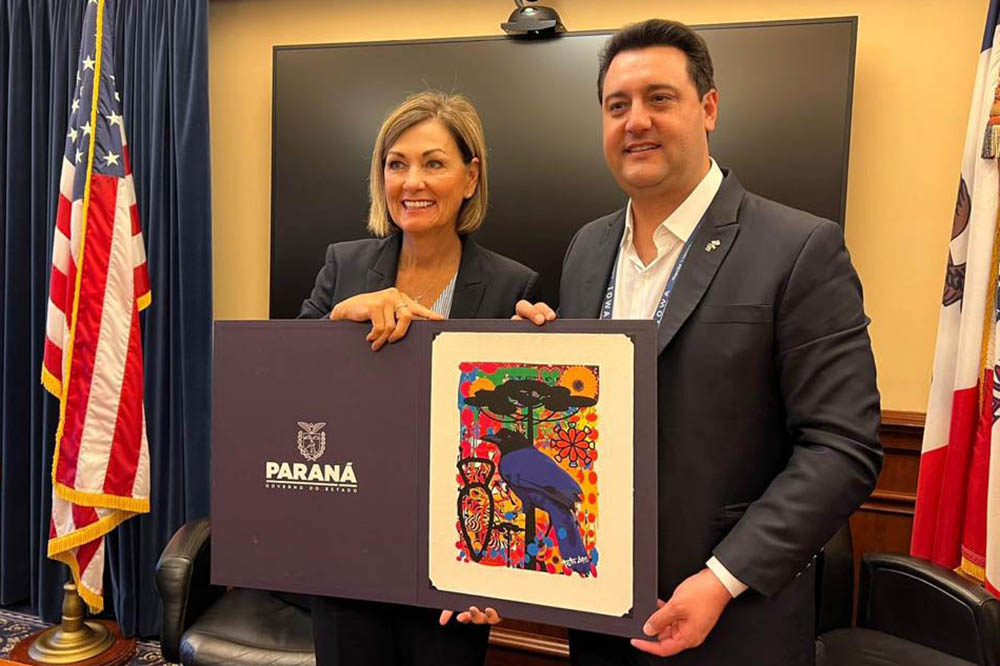 Ratinho Junior se reúne com governadora de Iowa, estado americano com vocação agrícola 4 ratinho junior iowa 01 Ratinho Junior se reúne com governadora de Iowa, estado americano com vocação agrícola