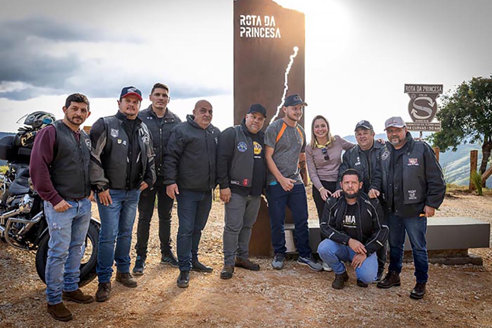 Rio Branco do Sul inaugura monumento da Rota da Princesa 1 Rota da Princesa