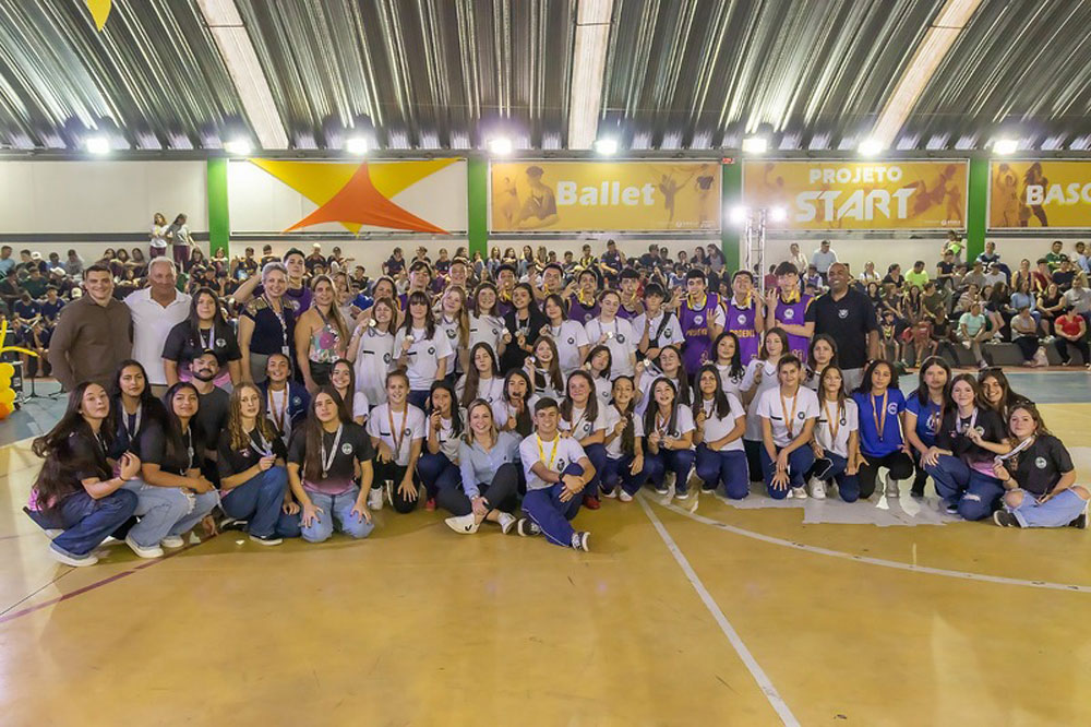 Rio Branco do Sul sedia Jogos Escolares Bom de Bola 7 Jogos Escolares Bom de Bola