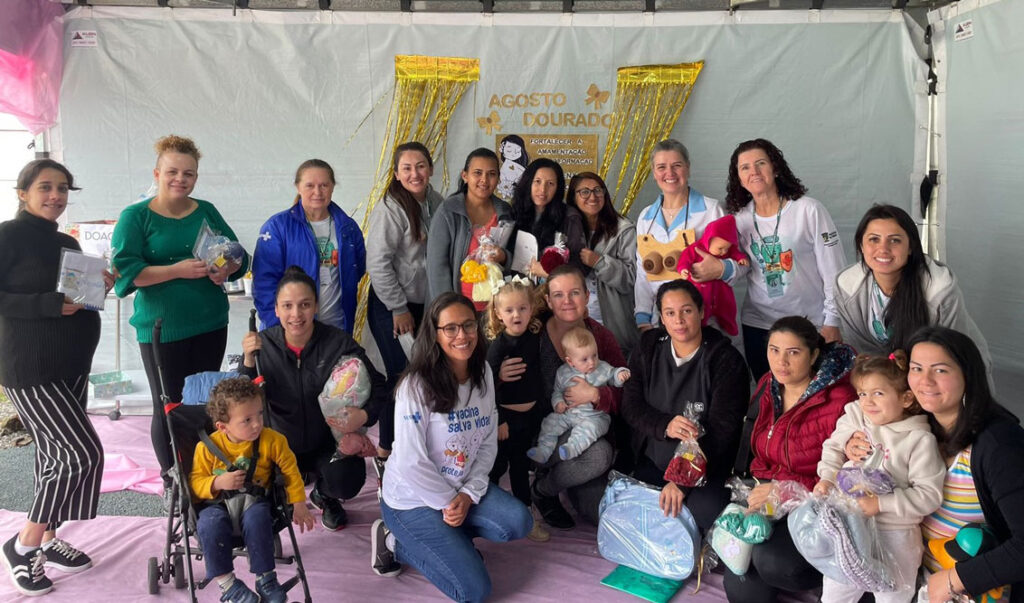 Campanha Agosto Dourado em Pinhais marca conscientização sobre o aleitamento materno 9 Agosto Dourado