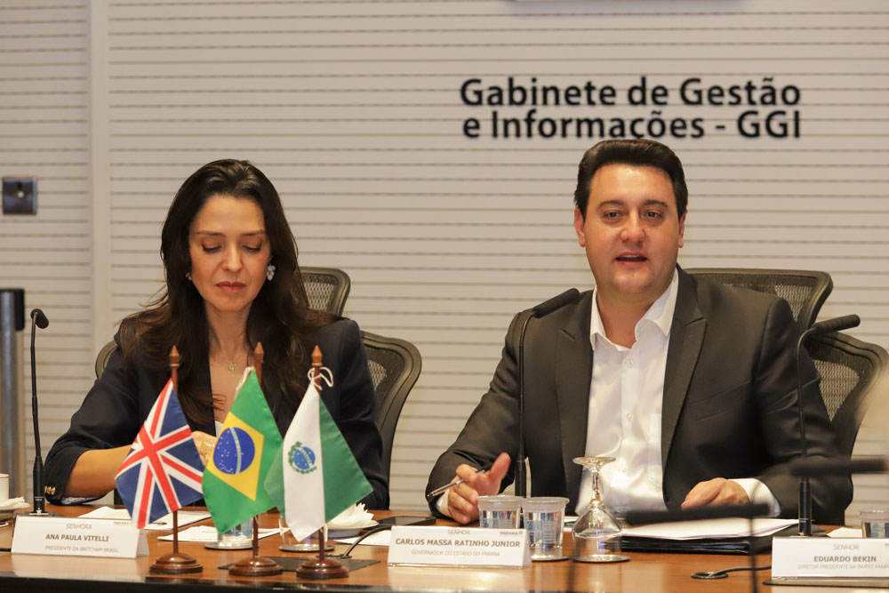 Ratinho Junior apresenta Paraná a lideranças da Câmara Britânica de Comércio e Indústria 4 Câmara Britânica de Comércio e Indústria
