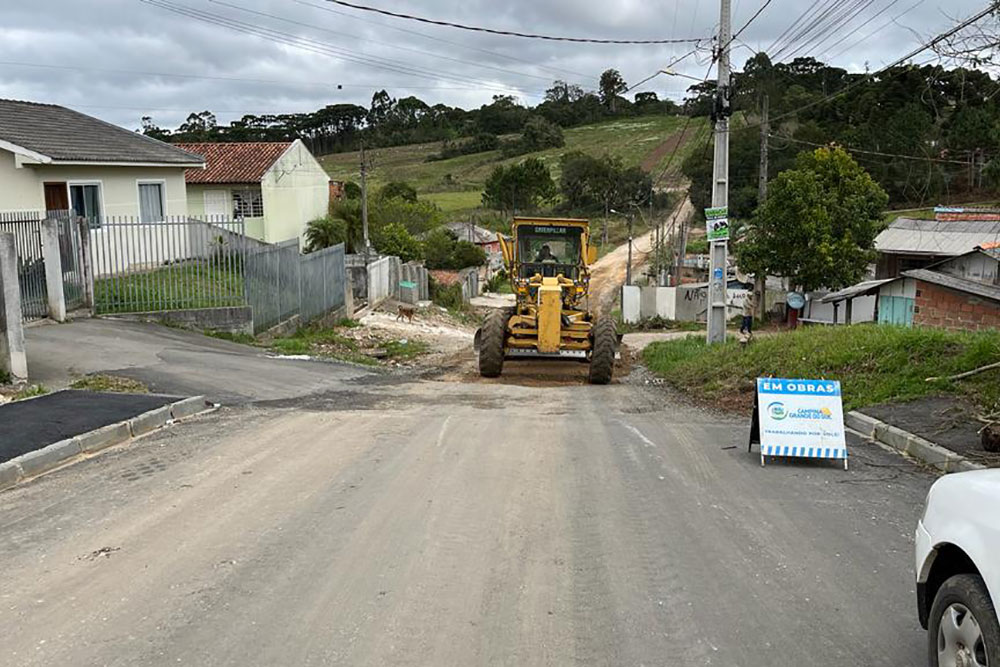 Prefeitura de Campina Grande do Sul realiza melhorias e manutenção em cerca de 20 km de estradas rurais 8 estradas rurais