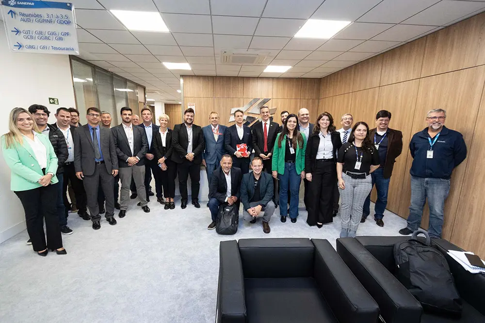 Comitiva Suíça visita Sanepar em busca de parcerias em tecnologia e sustentabilidade 5 Comitiva Suíça visita Sanepar