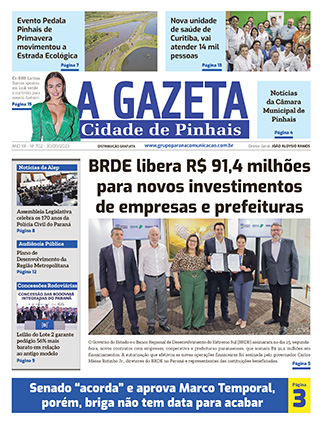 A Gazeta Cidade de Pinhais</br>Edição 702 5 A Gazeta Cidade de Pinhais - Edição 702