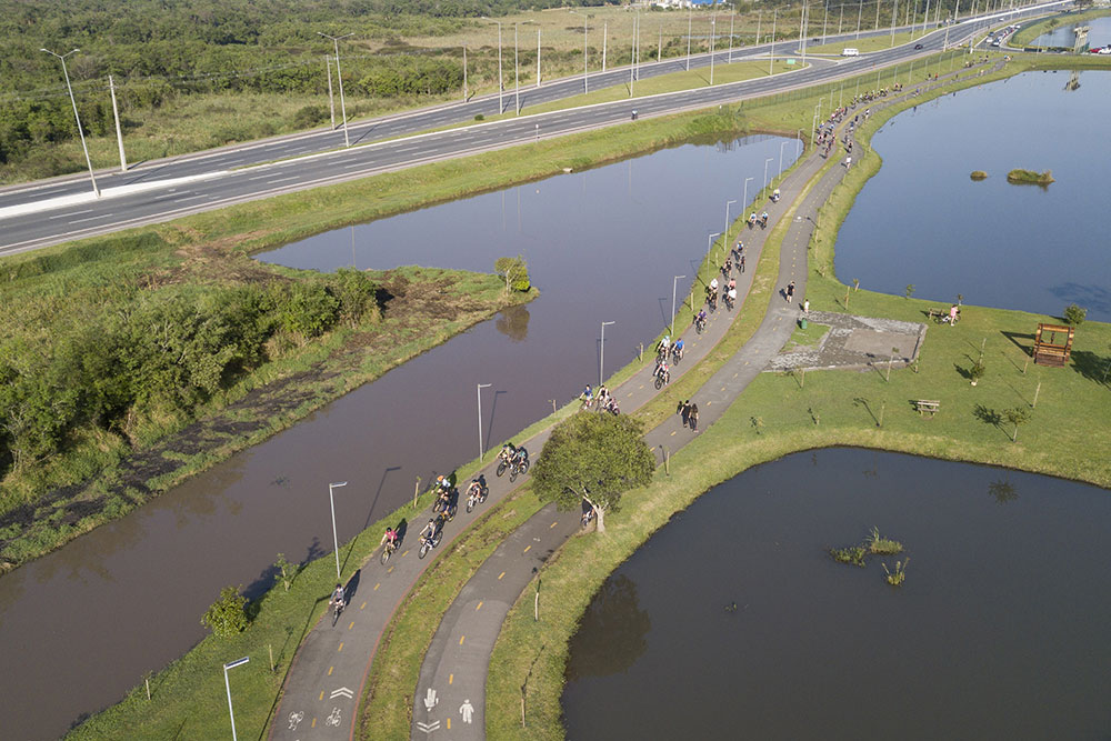 Evento Pedala Pinhais de Primavera movimentou a Estrada Ecológica 6 Pedala Pinhais de Primavera