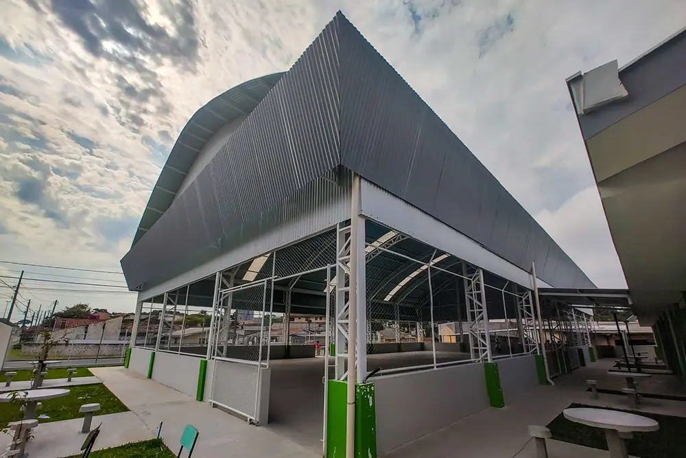 Obras da Educação estão avançando em ritmo acelerado em diversos bairros de Colombo 2 Obras da Educação