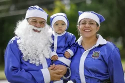 Papai Noel Azul