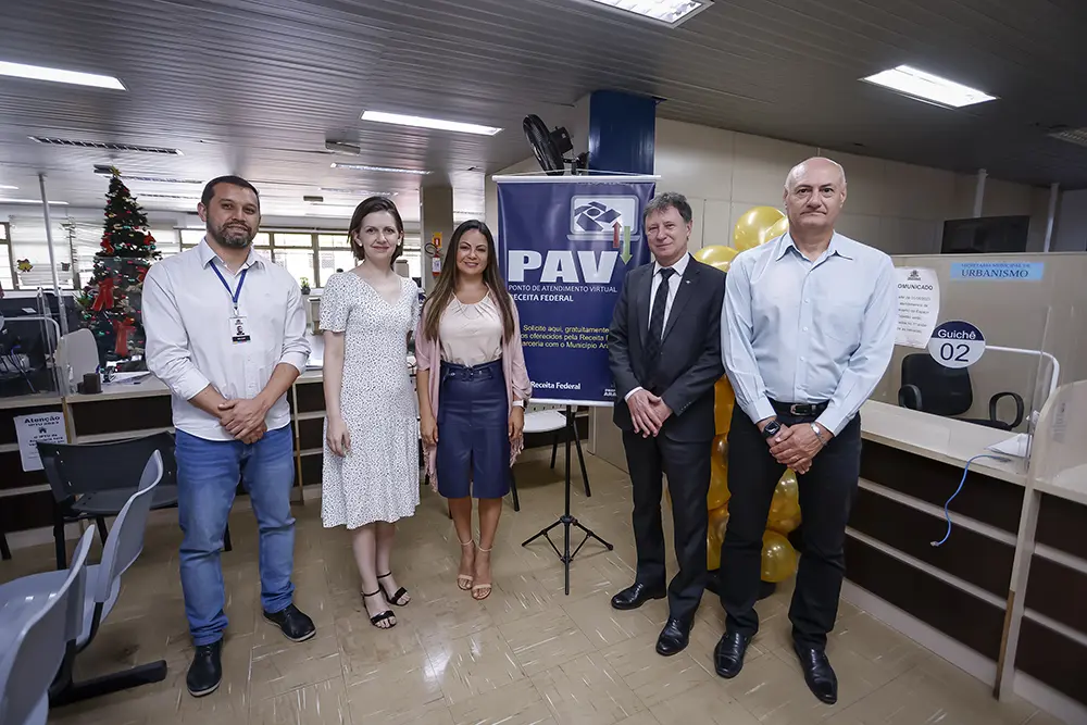 Prefeitura de Araucária inaugura Posto de Atendimento Virtual (PAV) da Receita Federal 4 Posto de Atendimento Virtual
