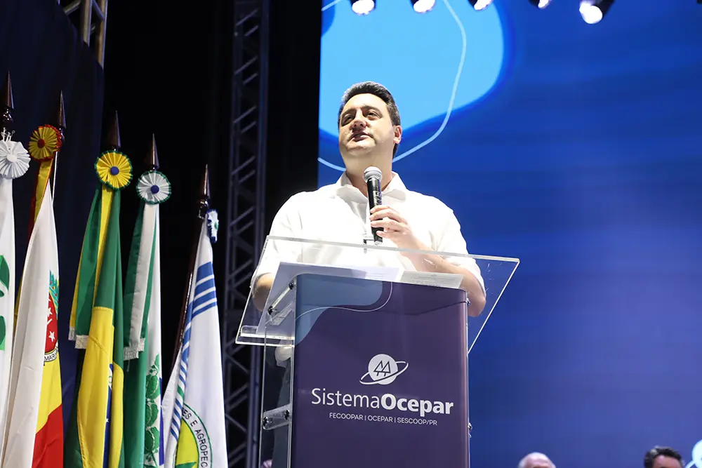 Ratinho Junior destaca faturamento de R$ 202 bilhões das cooperativas do Paraná em 2023 8 Carlos Massa Ratinho Junior, governador do Paraná