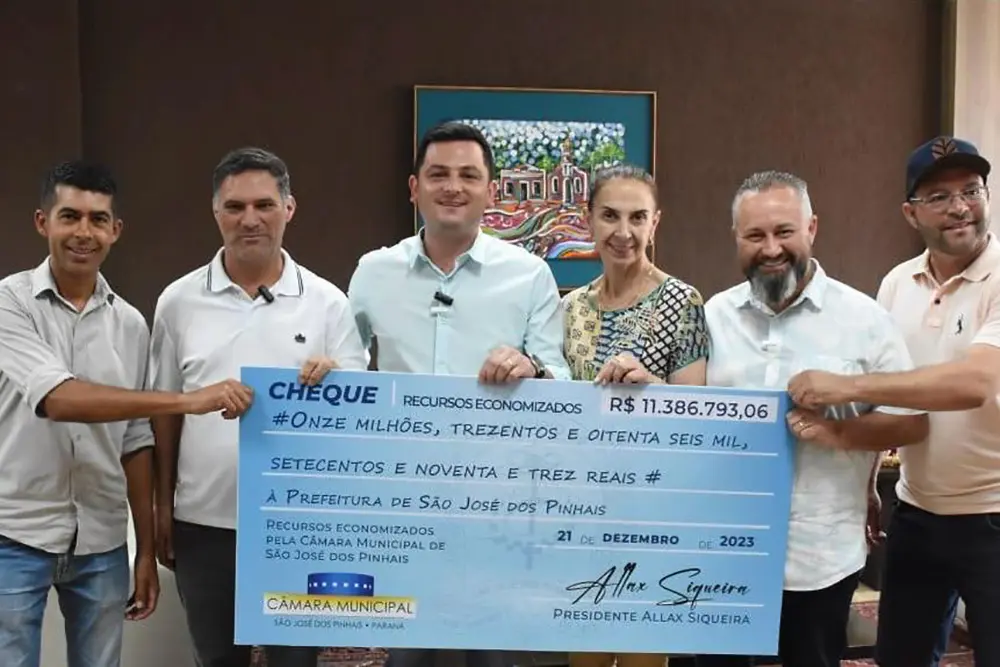 Câmara devolve R$ 11 milhões