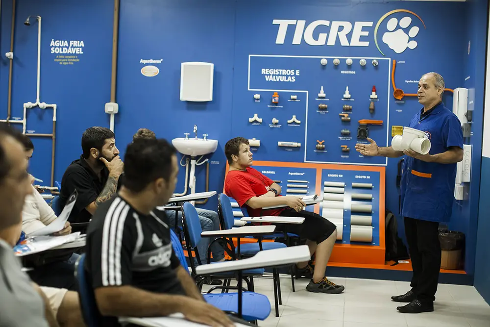 Tigre abre inscrições para o curso de instalador hidráulico em Curitiba (PR) 6 curso instalador hidraulico