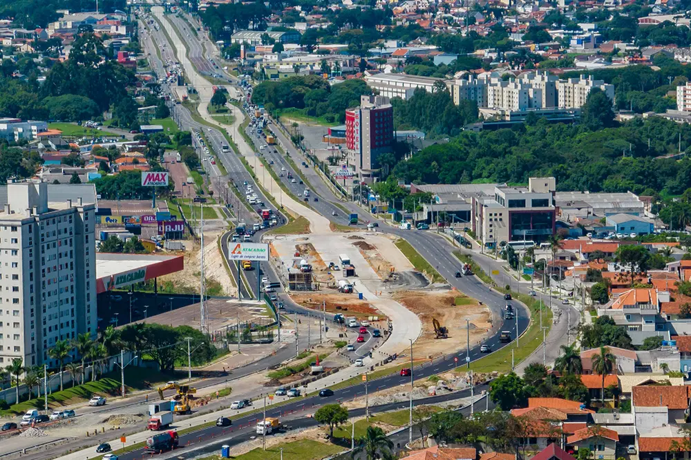 Para avanço nas obras da Prefeitura de Curitiba, Linha Verde tem novo desvio no Bairro Alto 5 Linha Verde