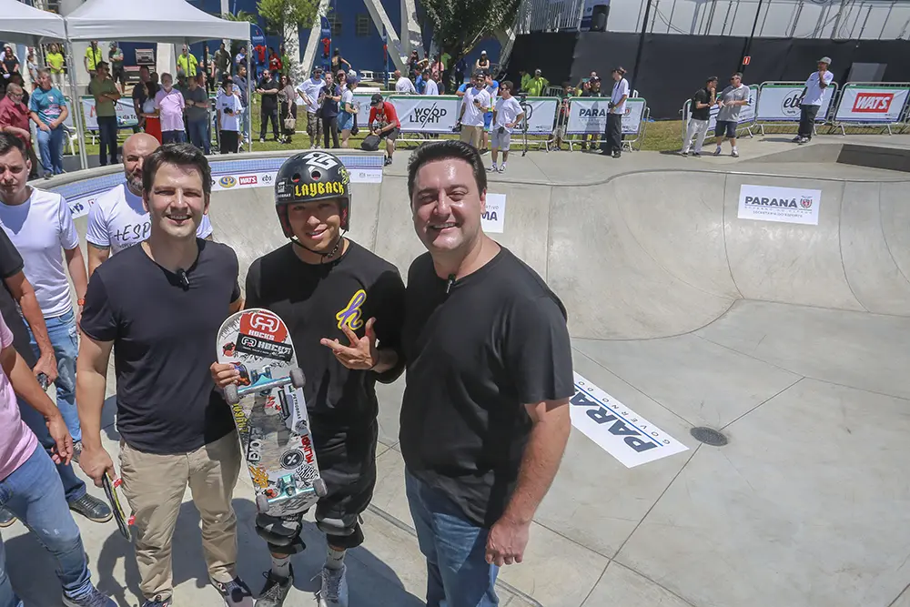 Eduardo Pimentel inaugura pista de skate do Complexo Tarumã em Curitiba 2 Complexo Tarumã