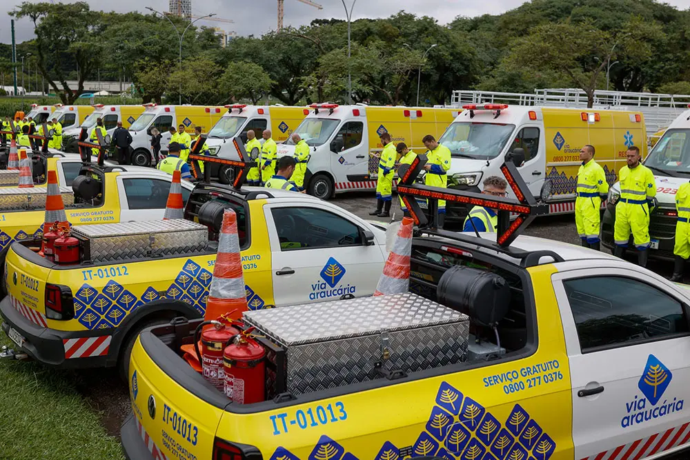 Via Araucária passa a operar Lote 1 com 420 colaboradores e 37 viaturas a partir do dia 28 7 Via Araucária