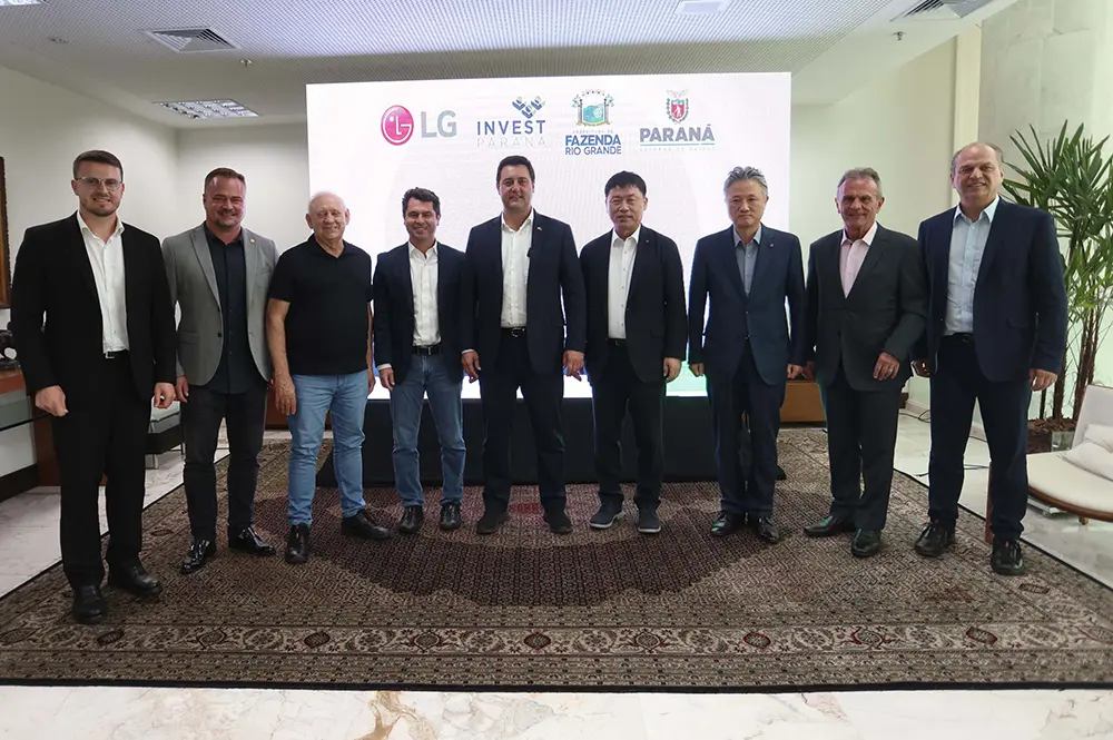 Governo do Paraná firma acordo com a LG para receber nova fábrica no Brasil 7 nova fábrica