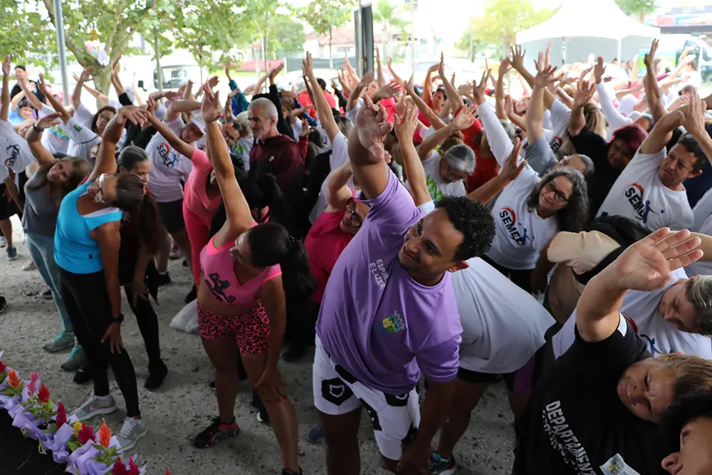 Aulão Especial do Dia Internacional da Mulher movimentou o Bosque Municipal de Pinhais 3 Aulão Especial do Dia Internacional da Mulher