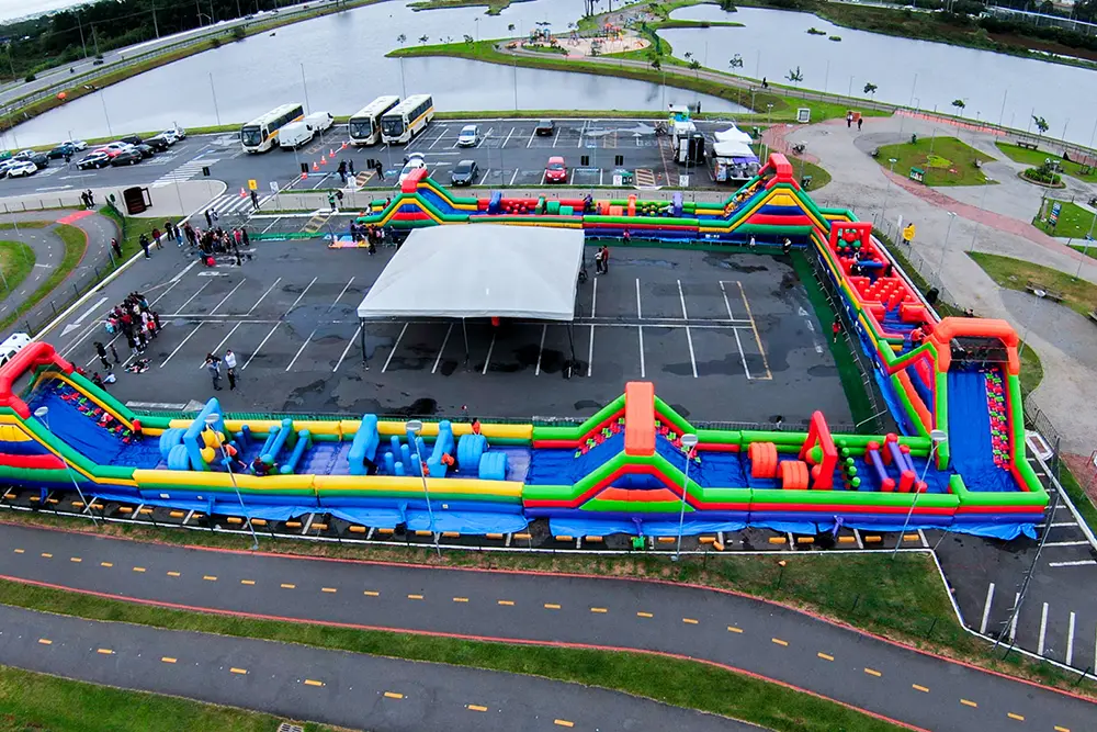 Prefeitura de Pinhais abre maior Circuito Inflável gratuito da América Latina 1 Circuito Inflável