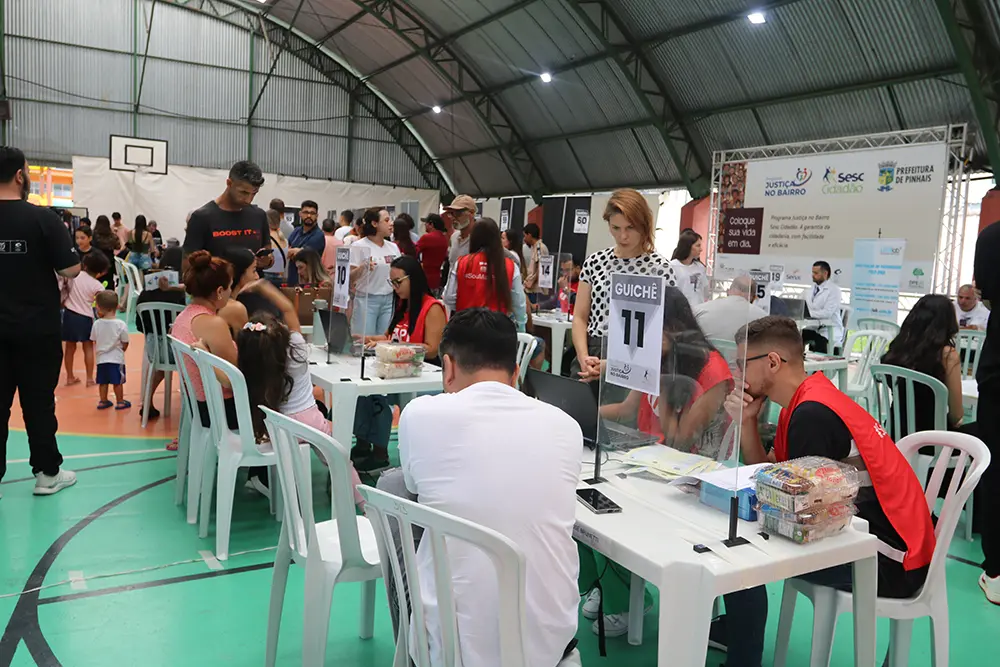 Programação de aniversário de Pinhais tem início com Justiça no Bairro e Feira de Serviços 2 Justiça no Bairro