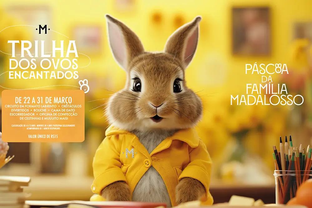 Curitiba recebe circuito infantil de brincadeiras e oficinas nesta Páscoa 5 Trilha dos Ovos Encantados