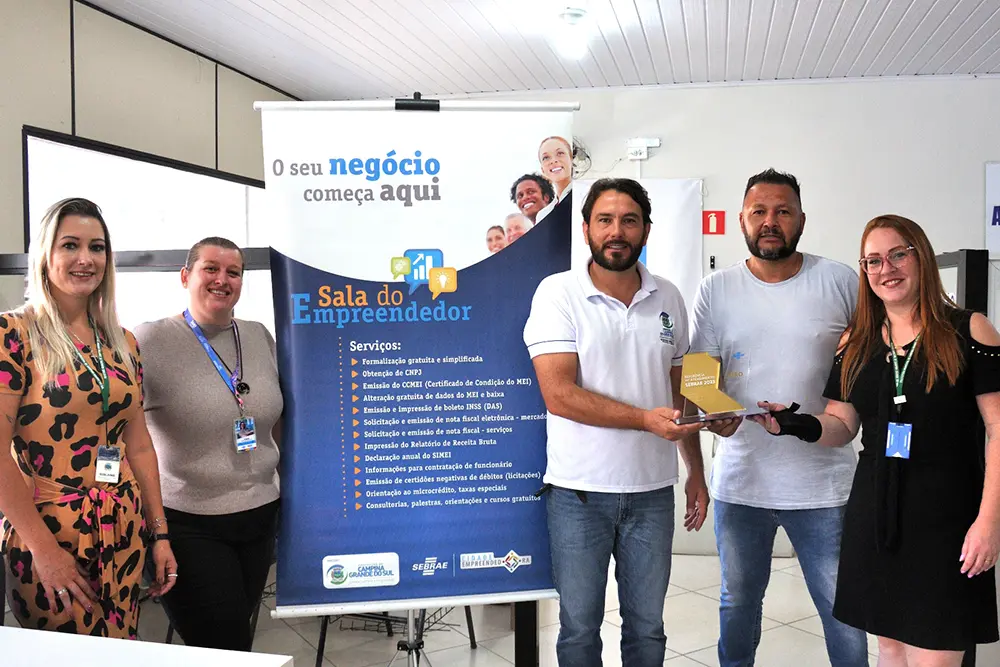 Campina Grande do Sul recebe prêmio do Sebrae por excelência no atendimento aos empreendedores 5 prêmio do Sebrae