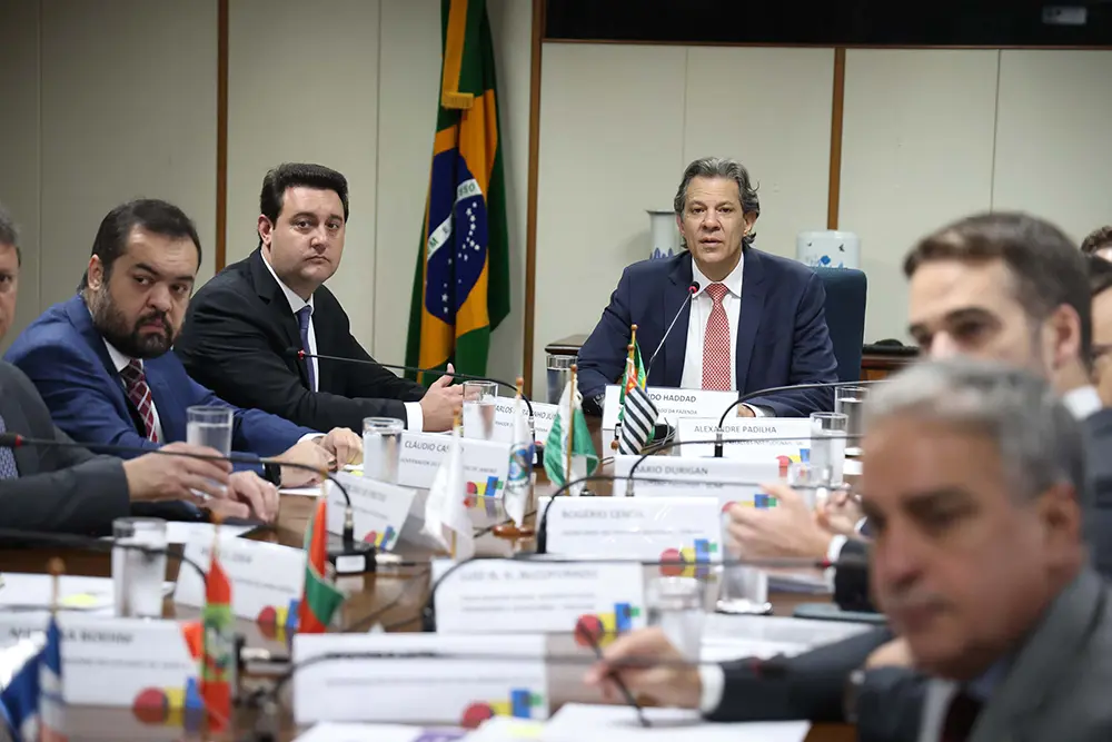 Em encontro do Cosud com Haddad, Ratinho Junior destaca saúde financeira do Paraná 7 Cosud