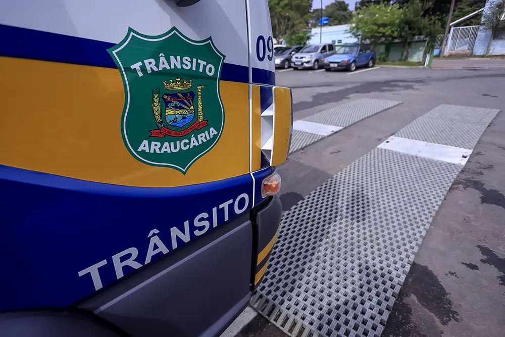 Prefeitura de Araucária adquire balança móvel e Trânsito passará a usá-la em todas as vias 1 balança móvel