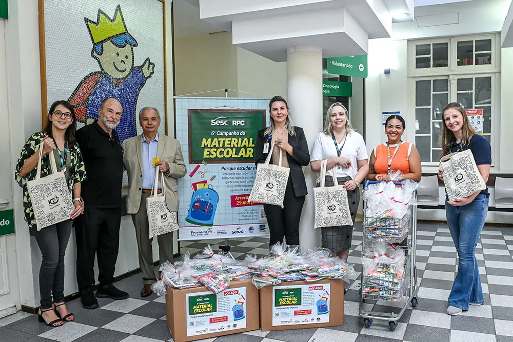 6ª Campanha do Material Escolar alcança novo recorde ao arrecadar mais de 152 mil itens em todo o estado 3 Campanha do Material Escolar
