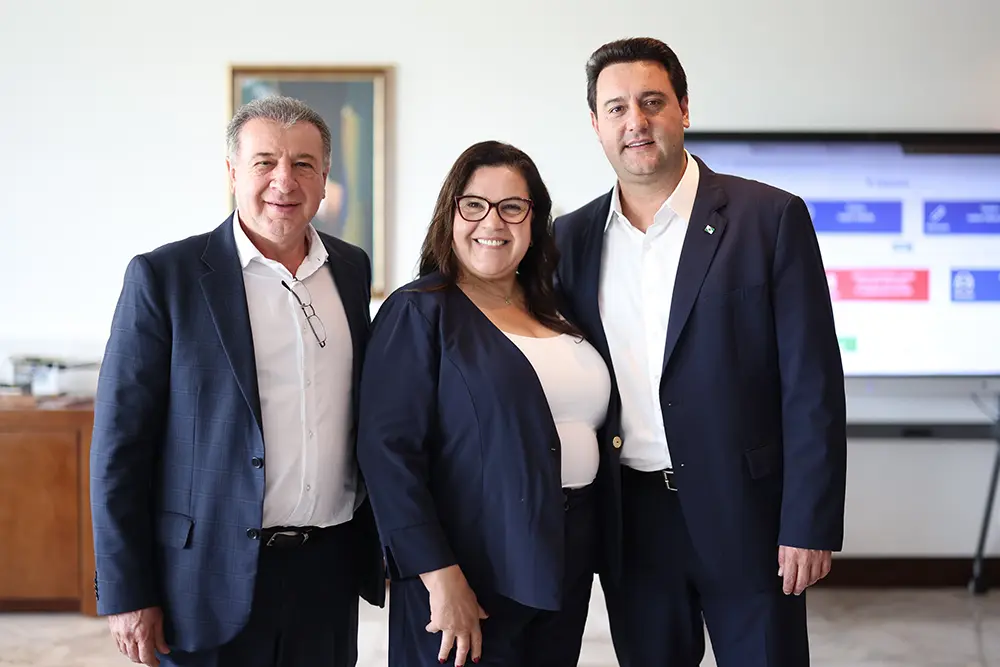 Prefeita de Pinhais, Rosa Maria, se filia ao Partido Social Democrático (PSD) a convite do governador Ratinho Junior 1 Reunião governador