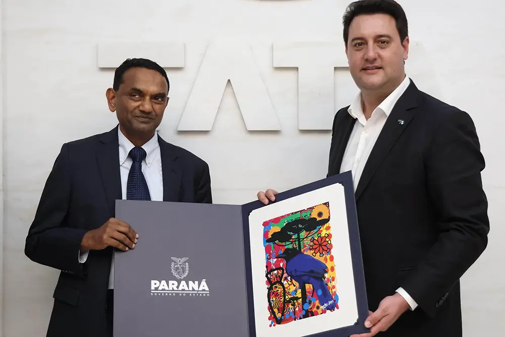 Comitiva do Paraná começa agenda na Índia com visita a gigante global de tecnologia 4 agenda na Índia