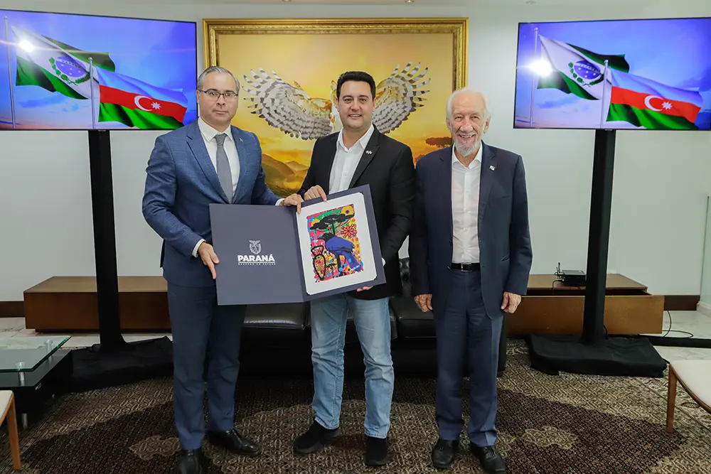 Governador Ratinho Junior e embaixador do Azerbaijão destacam potencial de ampliar relações comerciais 7 relações comerciais