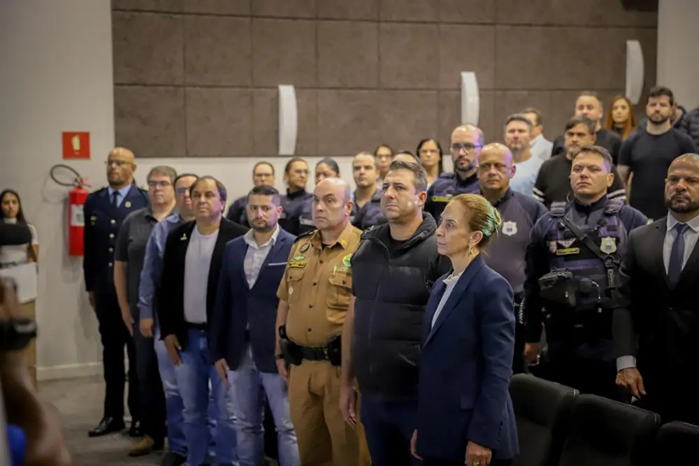Encontro das forças policiais de São José dos Pinhais apresenta balanço de 2023 8 forças policiais de São José dos Pinhais