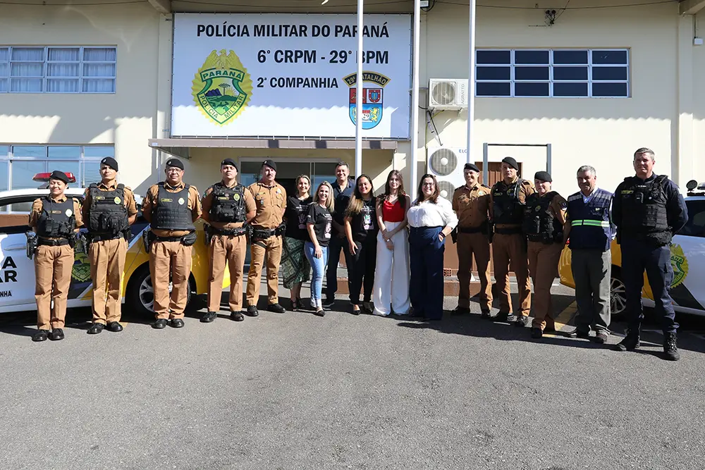 Pinhais conta com a Patrulha Maria da Penha da Polícia Militar 1 Patrulha Maria da Penha