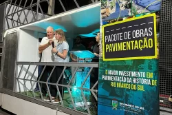 pavimentação na Madre