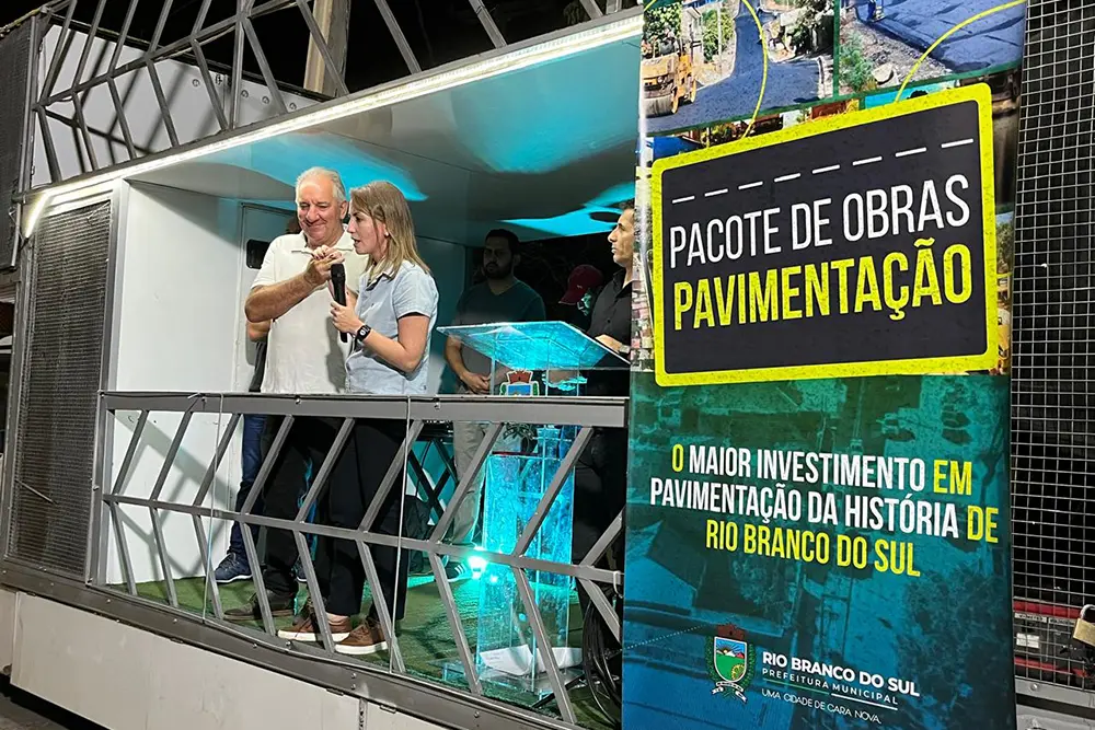 Prefeitura de Rio Branco do Sul vai investir quase R$2 milhões em pavimentação na Madre 8 pavimentação na Madre