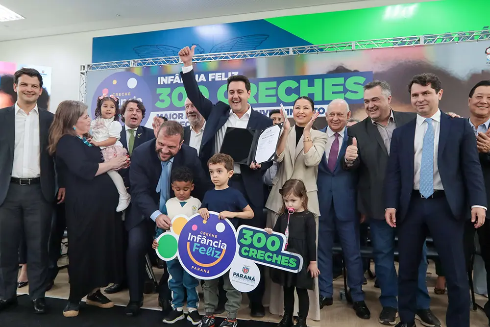 Ratinho Junior anuncia investimento de R$ 391,4 milhões para construir 300 creches 3 300 creches