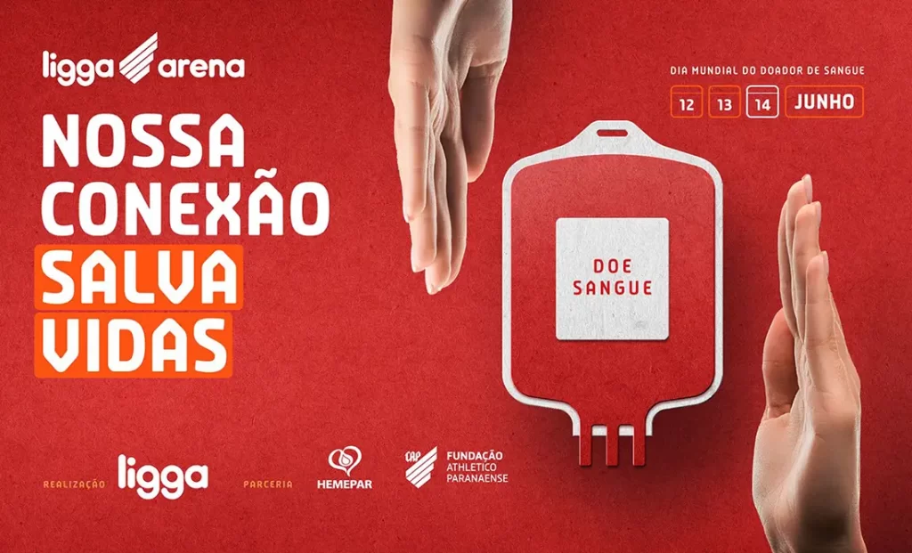 Dia do Doador de Sangue: operadora de telecom promove campanha em Curitiba 1 Dia do Doador de Sangue