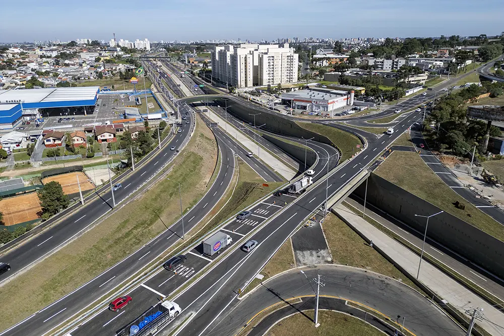 Motoristas comemoram Linha Verde sem trânsito congestionado nas pistas do Lote 4.1 em Curitiba 2 Linha Verde