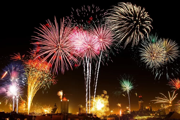 fogos de artifício