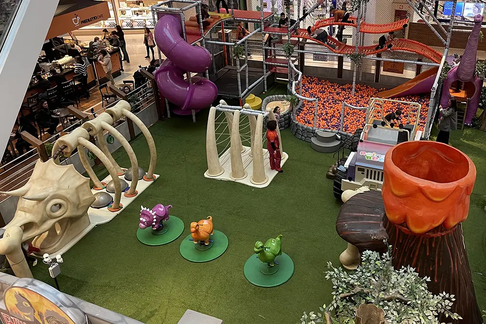 Shopping de Curitiba recebe parque de dinossauros 8 parque de dinossauros