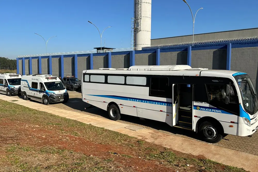 Nova penitenciária de Piraquara recebe 188 detentos da Cadeia Pública 5 Nova penitenciária de Piraquara