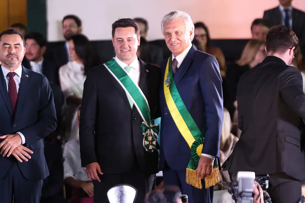 Governador Ratinho Junior recebe a Comenda da Ordem do Mérito de Anhanguera, em Goiás 2 Comenda da Ordem do Mérito de Anhanguera