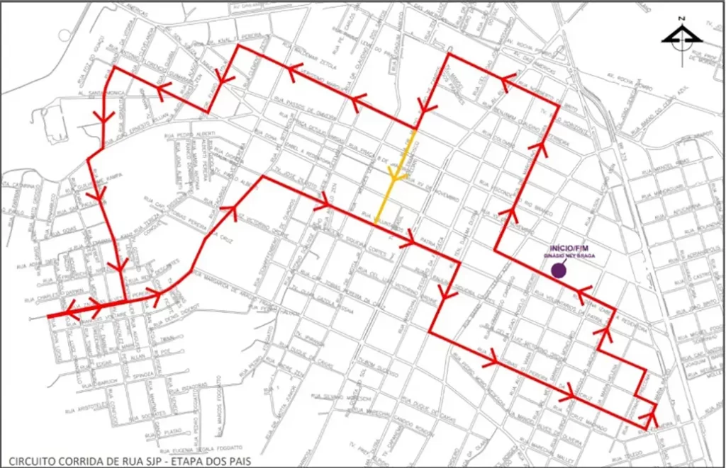 No próximo domingo (11/08), haverá bloqueios de vias em São José dos Pinhais 2 bloqueios de vias