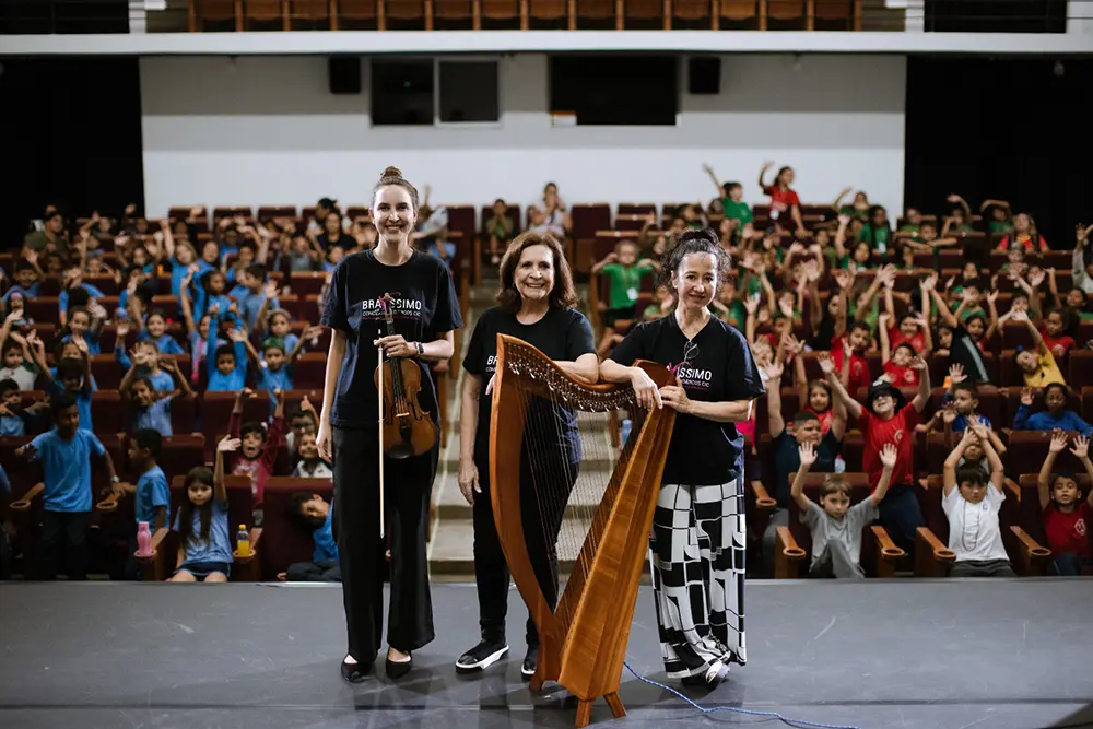 Bravíssimo Concertos Didáticos leva conhecimento musical para crianças da CIC 3 Bravíssimo Concertos Didáticos