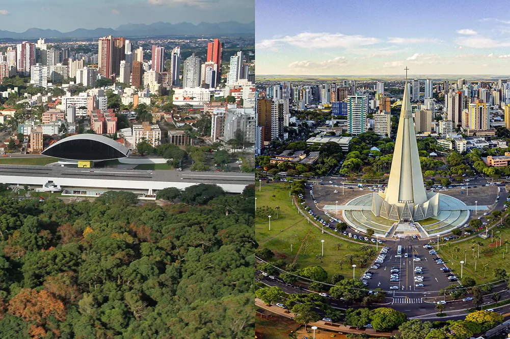 Paraná tem duas entre as dez cidades mais competitivas do País, aponta ranking 2 curitiba-maringa