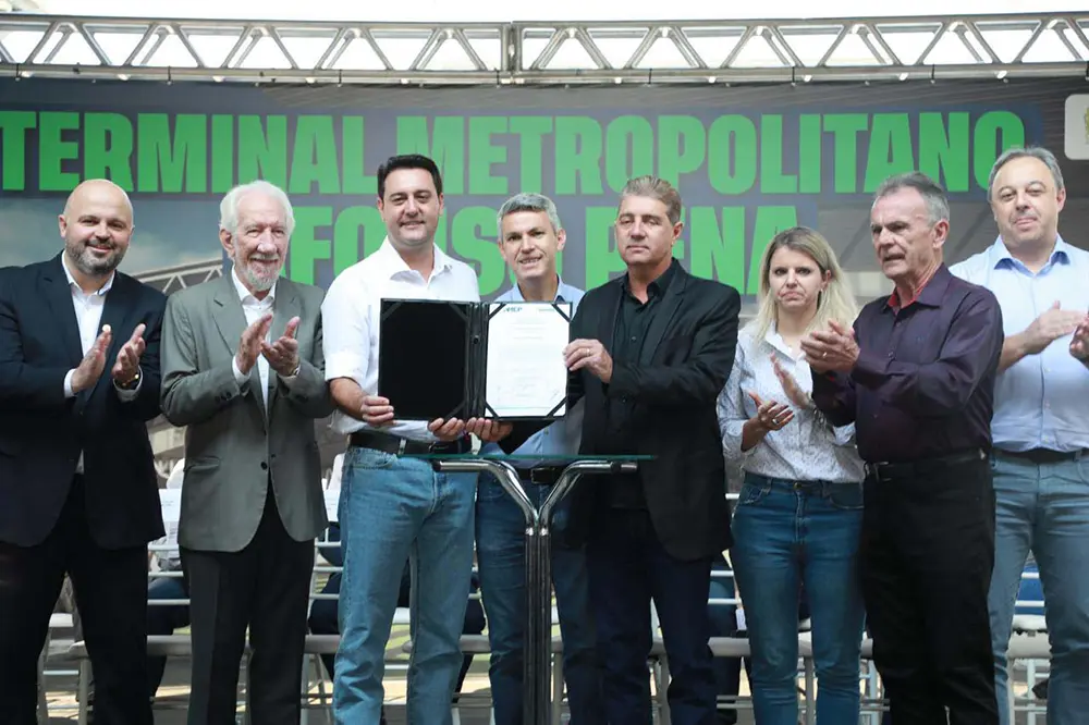 Ratinho Junior inaugura novo terminal metropolitano de São José dos Pinhais 2 terminal metropolitano