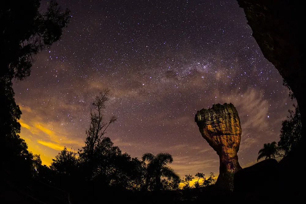Caminhada Noturna no Parque Estadual de Vila Velha se une ao evento global da NASA 1 Caminhada Noturna